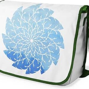 شنطة ماسنجر مدرسية مطبوعة رقميا مع احزمة كاكي للبنات والاولاد من لو جاردين دو لين، شنطة ماسنجر للطلاب، شنط كتف مقاس 29 × 36 سم