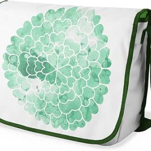 شنطة ماسنجر مدرسية مطبوعة رقميا مع أحزمة كاكي للبنات والأولاد من لو جاردين دو لين، شنطة ماسنجر للطلاب والعودة إلى المدرسة، شنط ماسنجر للطلاب، شنط كتف، المقاس: 29 × 36 سم