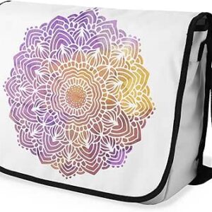 بوناميزون شنطة ماسنجر مدرسية مطبوعة رقميا مع حزام اسود للطلاب، شنطة كروس وشنطة ساعي، شنطة كتف للمدرسة، العودة الى المدرسة، المقاس: 29 × 36 سم