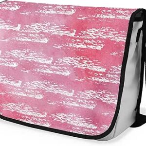 شنطة ماسنجر مدرسية مطبوعة رقمية بحزام اسود للبنات والاولاد من لو جاردين دو لين، شنطة ماسنجر للطلاب، شنط كتف مقاس 29 × 36 سم