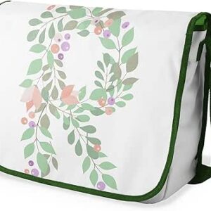 شنطة ماسنجر مدرسية مطبوعة رقميا مع احزمة كاكي للبنات والاولاد من لو جاردين دو لين، شنطة ماسنجر للطلاب، شنط كتف مقاس 29 × 36 سم