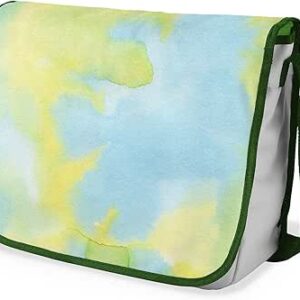 شنطة ماسنجر مدرسية مطبوعة رقميا مع احزمة كاكي للبنات والاولاد من لو جاردين دو لين، شنطة ماسنجر للطلاب، شنط كتف مقاس 29 × 36 سم