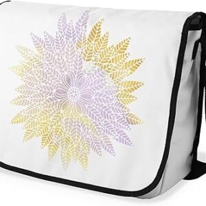 شنطة ماسنجر مدرسية مطبوعة رقمية بحزام اسود للبنات والاولاد من لو جاردين دو لين، شنطة ماسنجر للطلاب، شنط كتف مقاس 29 × 36 سم