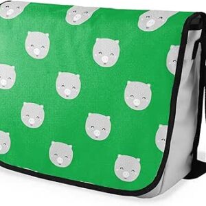 شنطة ماسنجر مدرسية مطبوعة رقمية بحزام اسود للبنات والاولاد من لو جاردين دو لين، شنطة ماسنجر للطلاب، شنط كتف مقاس 29 × 36 سم