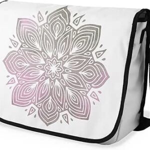 شنطة ماسنجر مدرسية مطبوعة رقمية بحزام اسود للبنات والاولاد من لو جاردين دو لين، شنطة ماسنجر للطلاب، شنط كتف مقاس 29 × 36 سم