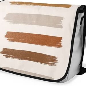 بوناميزون شنطة ماسنجر مدرسية مطبوعة رقميا مع حزام اسود للطلاب، شنطة كروس وشنطة ساعي، شنطة كتف للمدرسة، العودة الى المدرسة، المقاس: 29 × 36 سم