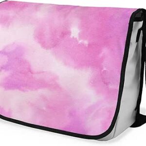 بوناميزون شنطة ماسنجر مدرسية مطبوعة رقميا مع حزام اسود للطلاب، شنطة كروس وشنطة ساعي، شنطة كتف للمدرسة، العودة الى المدرسة، المقاس: 29 × 36 سم