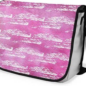 شنطة ماسنجر مدرسية مطبوعة رقمية بحزام اسود للبنات والاولاد من لو جاردين دو لين، شنطة ماسنجر للطلاب، شنط كتف مقاس 29 × 36 سم