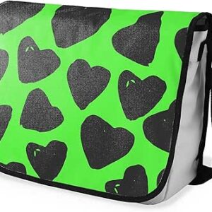 شنطة ماسنجر مدرسية مطبوعة رقمية بحزام اسود للبنات والاولاد من لو جاردين دو لين، شنطة ماسنجر للطلاب، شنط كتف مقاس 29 × 36 سم