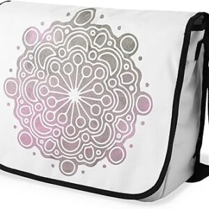 بوناميزون شنطة ماسنجر مدرسية مطبوعة رقميا مع حزام اسود للطلاب، شنطة كروس وشنطة ساعي، شنطة كتف للمدرسة، العودة الى المدرسة، المقاس: 29 × 36 سم