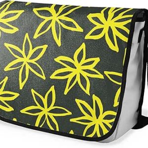 شنطة ماسنجر مدرسية مطبوعة رقمية بحزام اسود للبنات والاولاد من لو جاردين دو لين، شنطة ماسنجر للطلاب، شنط كتف مقاس 29 × 36 سم