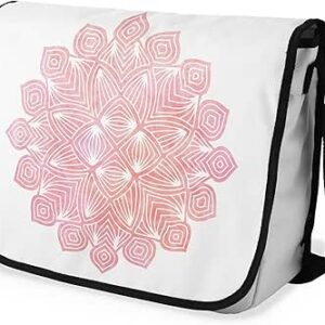 شنطة ماسنجر مدرسية مطبوعة رقمية بحزام اسود للبنات والاولاد من لو جاردين دو لين، شنطة ماسنجر للطلاب، شنط كتف مقاس 29 × 36 سم