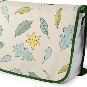 بوناميزون شنطة ماسنجر مدرسية مطبوعة رقميا مع حزام كاكي للطلاب، شنطة كروس وشنطة ساعي، شنطة كتف للمدرسة، العودة الى المدرسة، المقاس: 29 × 36 سم