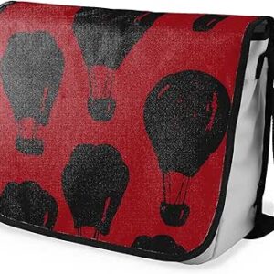 بوناميزون شنطة ماسنجر مدرسية مطبوعة رقميا مع حزام اسود للطلاب، شنطة كروس وشنطة ساعي، شنطة كتف للمدرسة، العودة الى المدرسة، المقاس: 29 × 36 سم