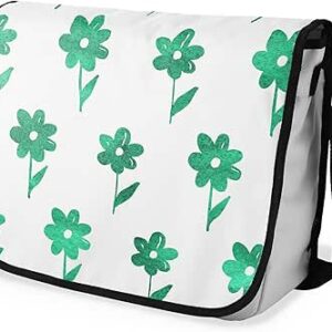 بوناميزون شنطة ماسنجر مدرسية مطبوعة رقميا مع حزام اسود للطلاب، شنطة كروس وشنطة ساعي، شنطة كتف للمدرسة، العودة الى المدرسة، المقاس: 29 × 36 سم