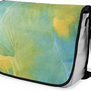 بوناميزون شنطة ماسنجر مدرسية مطبوعة رقميا مع حزام اسود للطلاب، شنطة كروس وشنطة ساعي، شنطة كتف للمدرسة، العودة الى المدرسة، المقاس: 29 × 36 سم