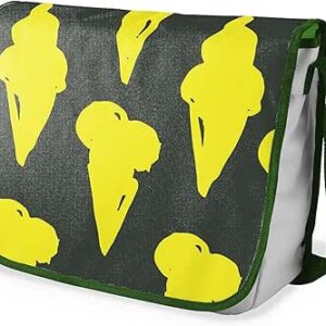 بوناميزون شنطة ماسنجر مدرسية مطبوعة رقميا مع حزام كاكي للطلاب، شنطة كروس وشنطة ساعي، شنطة كتف للمدرسة، العودة الى المدرسة، المقاس: 29 × 36 سم