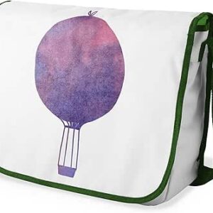 بوناميزون شنطة ماسنجر مدرسية مطبوعة رقميا مع حزام كاكي للطلاب، شنطة كروس وشنطة ساعي، شنطة كتف للمدرسة، العودة الى المدرسة، المقاس: 29 × 36 سم