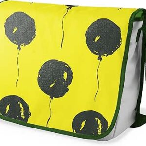 شنطة ماسنجر مدرسية مطبوعة رقميا مع احزمة كاكي للبنات والاولاد من لو جاردين دو لين، شنطة ماسنجر للطلاب، شنط كتف مقاس 29 × 36 سم