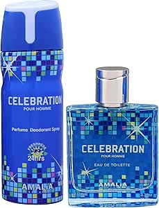 عبوة هدايا اماليا سيليبراشن بور هوم 100 مل او دي تواليت + 200 مل ديو