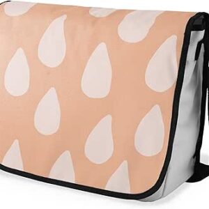 بوناميزون شنطة ماسنجر مدرسية مطبوعة رقميا مع حزام اسود للطلاب، شنطة كروس وشنطة ساعي، شنطة كتف للمدرسة، العودة الى المدرسة، المقاس: 29 × 36 سم