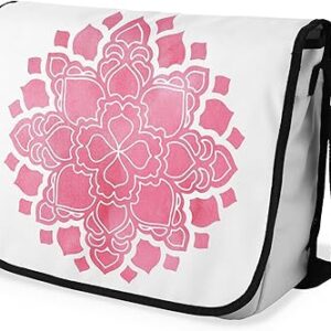 بوناميزون شنطة ماسنجر مدرسية مطبوعة رقميا مع حزام اسود للطلاب، شنطة كروس وشنطة ساعي، شنطة كتف للمدرسة، العودة الى المدرسة، المقاس: 29 × 36 سم