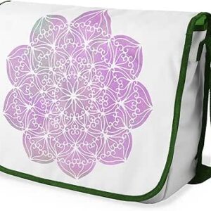 بوناميزون شنطة ماسنجر مدرسية مطبوعة رقميا مع حزام كاكي للطلاب، شنطة كروس وشنطة ساعي، شنطة كتف للمدرسة، العودة الى المدرسة، المقاس: 29 × 36 سم، ألوان متعددة