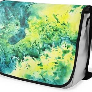 شنطة ماسنجر مدرسية مطبوعة رقمية بحزام اسود للبنات والاولاد من لو جاردين دو لين، شنطة ماسنجر للطلاب، شنط كتف مقاس 29 × 36 سم