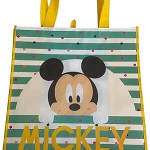 ال ال بي شنطة يد كبيرة قابلة لاعادة الاستخدام بتصميم ميكي ماوس من ديزني..