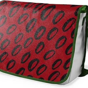 بوناميزون شنطة ماسنجر مدرسية مطبوعة رقميا مع حزام كاكي للطلاب، شنطة كروس وشنطة ساعي، شنطة كتف للمدرسة، العودة الى المدرسة، المقاس: 29 × 36 سم