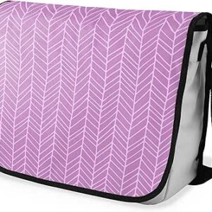 شنطة ماسنجر مدرسية مطبوعة رقمية بحزام اسود للبنات والاولاد من لو جاردين دو لين، شنطة ماسنجر للطلاب، شنط كتف مقاس 29 × 36 سم