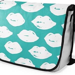 شنطة ماسنجر مدرسية مطبوعة رقمية بحزام اسود للبنات والاولاد من لو جاردين دو لين، شنطة ماسنجر للطلاب، شنط كتف مقاس 29 × 36 سم