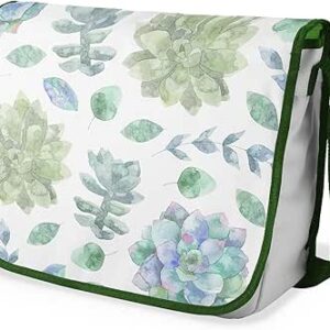 بوناميزون شنطة ماسنجر مدرسية مطبوعة رقميا مع حزام كاكي للطلاب، شنطة كروس وشنطة ساعي، شنطة كتف للمدرسة، العودة الى المدرسة، المقاس: 29 × 36 سم