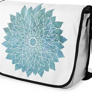 بوناميزون شنطة ماسنجر مدرسية مطبوعة رقميا مع حزام اسود للطلاب، شنطة كروس وشنطة ساعي، شنطة كتف للمدرسة، العودة الى المدرسة، المقاس: 29 × 36 سم