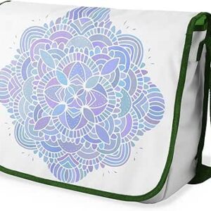 شنطة ماسنجر مدرسية مطبوعة رقميا مع احزمة كاكي للبنات والاولاد من لو جاردين دو لين، شنطة ماسنجر للطلاب، شنط كتف مقاس 29 × 36 سم