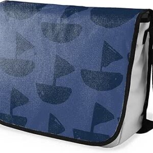 شنطة ماسنجر مدرسية مطبوعة رقمية بحزام اسود للبنات والاولاد من لو جاردين دو لين، شنطة ماسنجر للطلاب، شنط كتف مقاس 29 × 36 سم