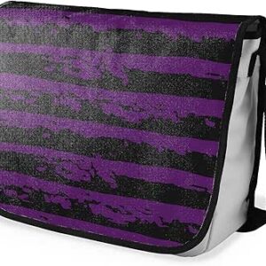 شنطة ماسنجر مدرسية مطبوعة رقمية بحزام اسود للبنات والاولاد من لو جاردين دو لين، شنطة ماسنجر للطلاب، شنط كتف مقاس 29 × 36 سم