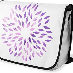 بوناميزون شنطة ماسنجر مدرسية مطبوعة رقميا مع حزام اسود للطلاب، شنطة كروس وشنطة ساعي، شنطة كتف للمدرسة، العودة الى المدرسة، المقاس: 29 × 36 سم