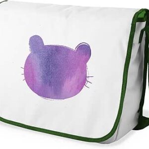 بونامايسون حقيبة مدرسية رسول مطبوعة رقميًا مع حزام كاكي للطلاب ، حقيبة كروس بودي ، حقيبة ساعي ، حقيبة كتف للمدرسة، العودة إلى المدرسة، الحجم: 29 × 36 سم، ألوان متعددة