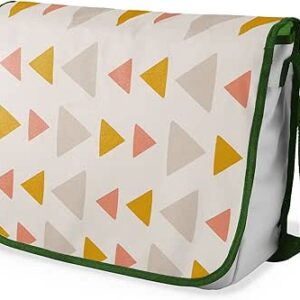 بوناميزون شنطة ماسنجر مدرسية مطبوعة رقميا مع حزام كاكي للطلاب، شنطة كروس وشنطة ساعي، شنطة كتف للمدرسة، العودة الى المدرسة، المقاس: 29 × 36 سم