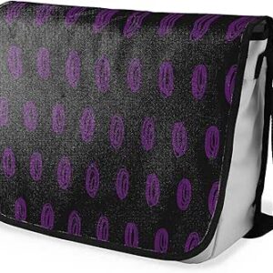 شنطة ماسنجر مدرسية مطبوعة رقمية بحزام اسود للبنات والاولاد من لو جاردين دو لين، شنطة ماسنجر للطلاب، شنط كتف مقاس 29 × 36 سم