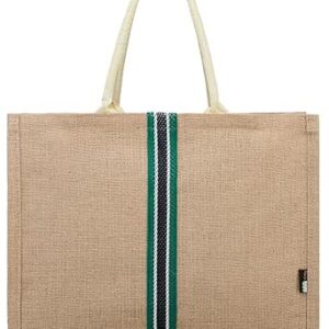 شنطة شاطئ كبيرة توت للنساء من اكواريو، شنطة توت خفيفة الوزن للسفر والشاطئ مع سحاب