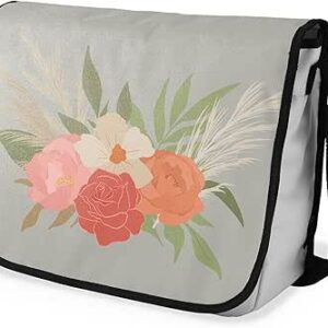 شنطة ماسنجر مدرسية مطبوعة رقمية بحزام اسود للبنات والاولاد من لو جاردين دو لين، شنطة ماسنجر للطلاب، شنط كتف مقاس 29 × 36 سم