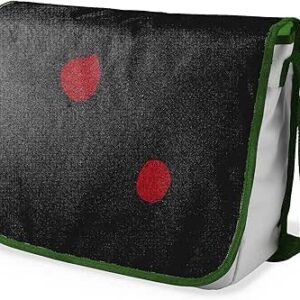 بوناميزون شنطة ماسنجر مدرسية مطبوعة رقميا مع حزام كاكي للطلاب، شنطة كروس وشنطة ساعي، شنطة كتف للمدرسة، العودة الى المدرسة، المقاس: 29 × 36 سم