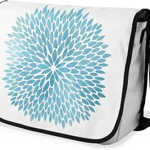 شنطة ماسنجر مدرسية مطبوعة رقمية بحزام اسود للبنات والاولاد من لو جاردين دو لين، شنطة ماسنجر للطلاب، شنط كتف مقاس 29 × 36 سم