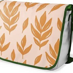 بوناميزون شنطة ماسنجر مدرسية مطبوعة رقميا مع حزام كاكي للطلاب، شنطة كروس وشنطة ساعي، شنطة كتف للمدرسة، العودة الى المدرسة، المقاس: 29 × 36 سم