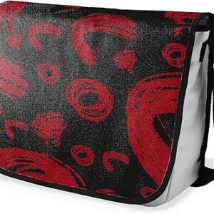 شنطة ماسنجر مدرسية مطبوعة رقمية بحزام اسود للبنات والاولاد من لو جاردين دو لين، شنطة ماسنجر للطلاب، شنط كتف مقاس 29 × 36 سم