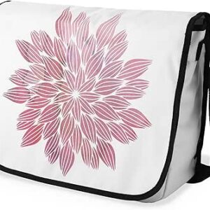 شنطة ماسنجر مدرسية مطبوعة رقمية بحزام اسود للبنات والاولاد من لو جاردين دو لين، شنطة ماسنجر للطلاب، شنط كتف مقاس 29 × 36 سم