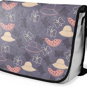 شنطة ماسنجر مدرسية مطبوعة رقمية بحزام اسود للبنات والاولاد من لو جاردين دو لين، شنطة ماسنجر للطلاب، شنط كتف مقاس 29 × 36 سم