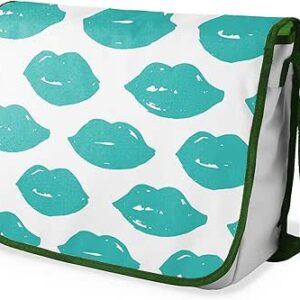 بوناميزون شنطة ماسنجر مدرسية مطبوعة رقميا مع حزام كاكي للطلاب، شنطة كروس وشنطة ساعي، شنطة كتف للمدرسة، العودة الى المدرسة، المقاس: 29 × 36 سم